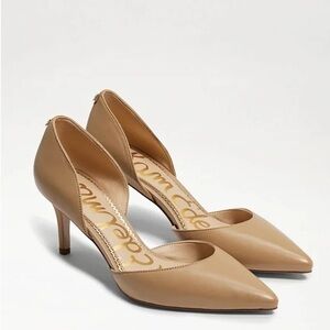 Sam Edelman Elegant Tan Pointed-Toe Heels